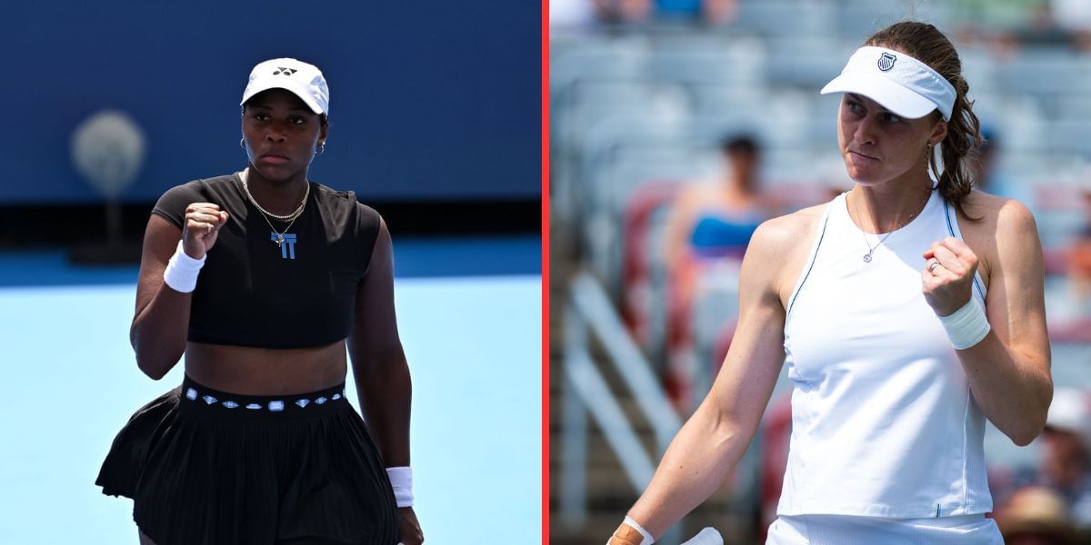 Taylor Townsend (L) and Liudmila Samsonova (R) (Image Source: Getty)