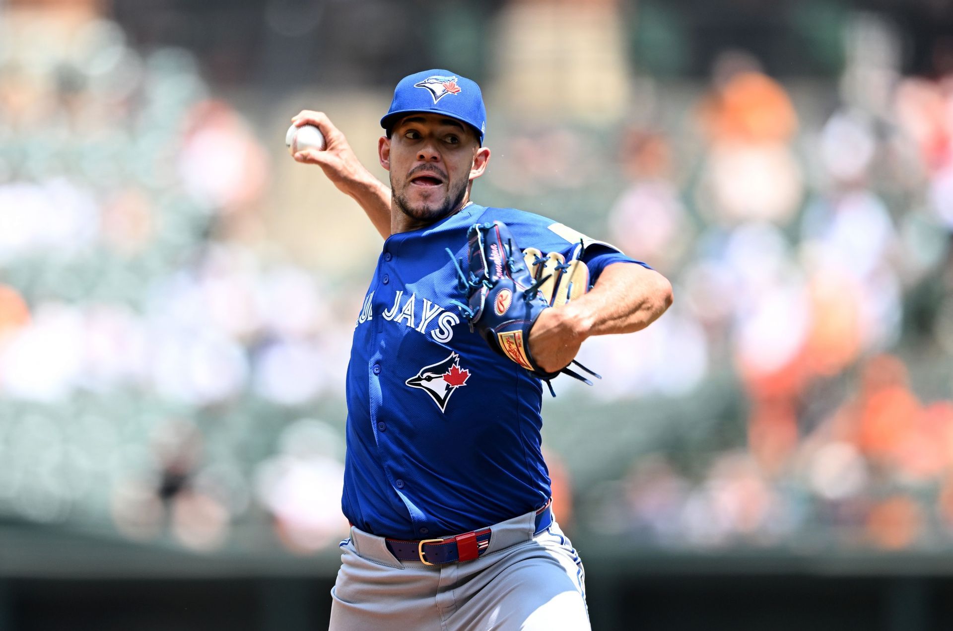 Jose Berrios in action against the Baltimore Orioles - Source: Getty