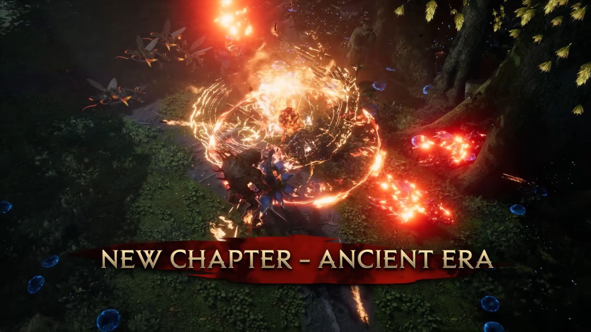The New Chapter of Last Epoch is set to take place in the Ancient Era, where you will confront prehistoric beasts and monsters alike (Image via Eleventh Hour Games)