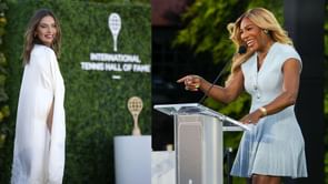 What did Serena Williams say about Maria Sharapova? Here's American's complete speech about arch-rival in surprise Hall of Fame visit