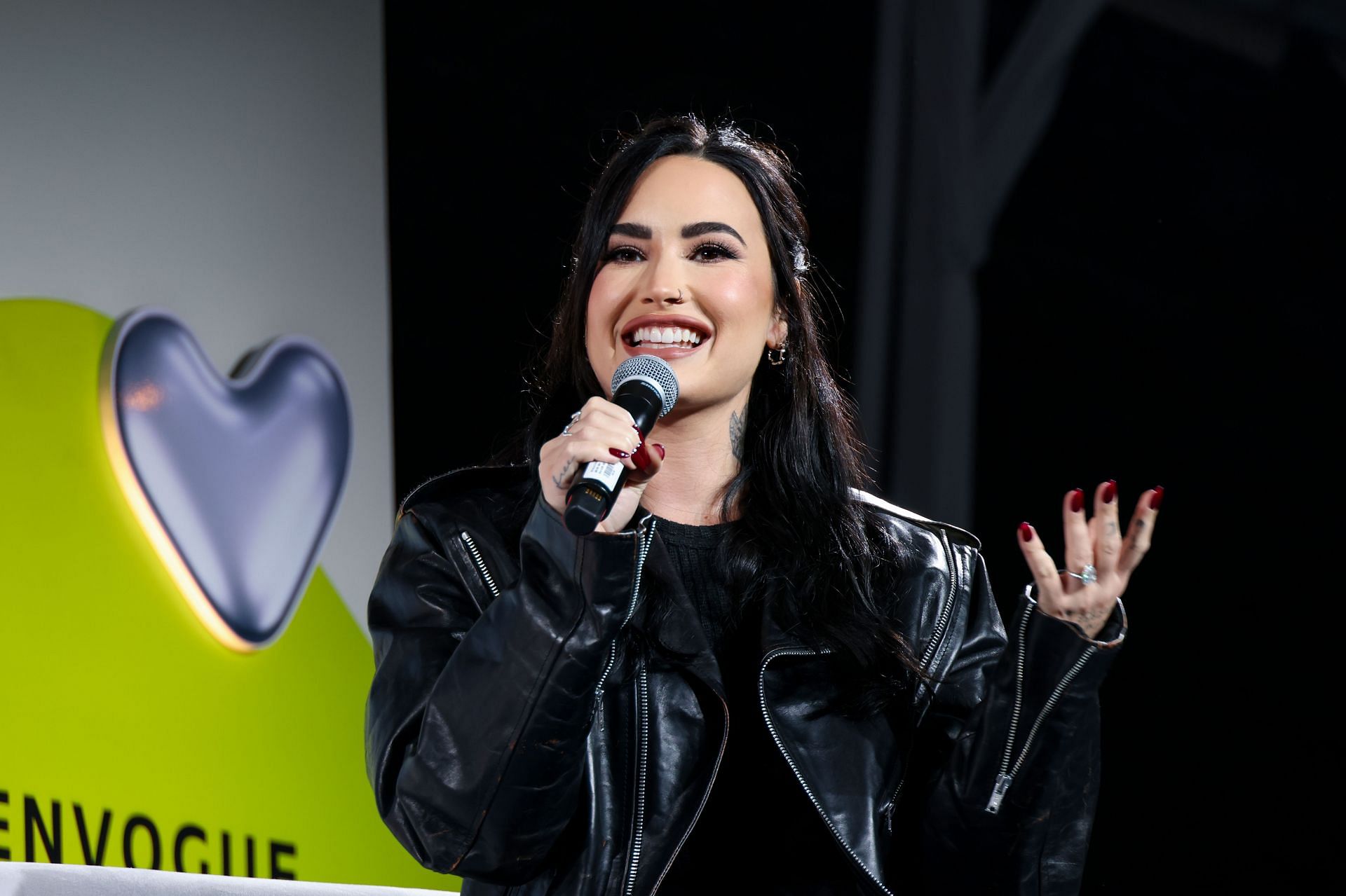            Demi Lovato at the Teen Vogue Summit 2024 on November 23, 2024. (Image via Getty)