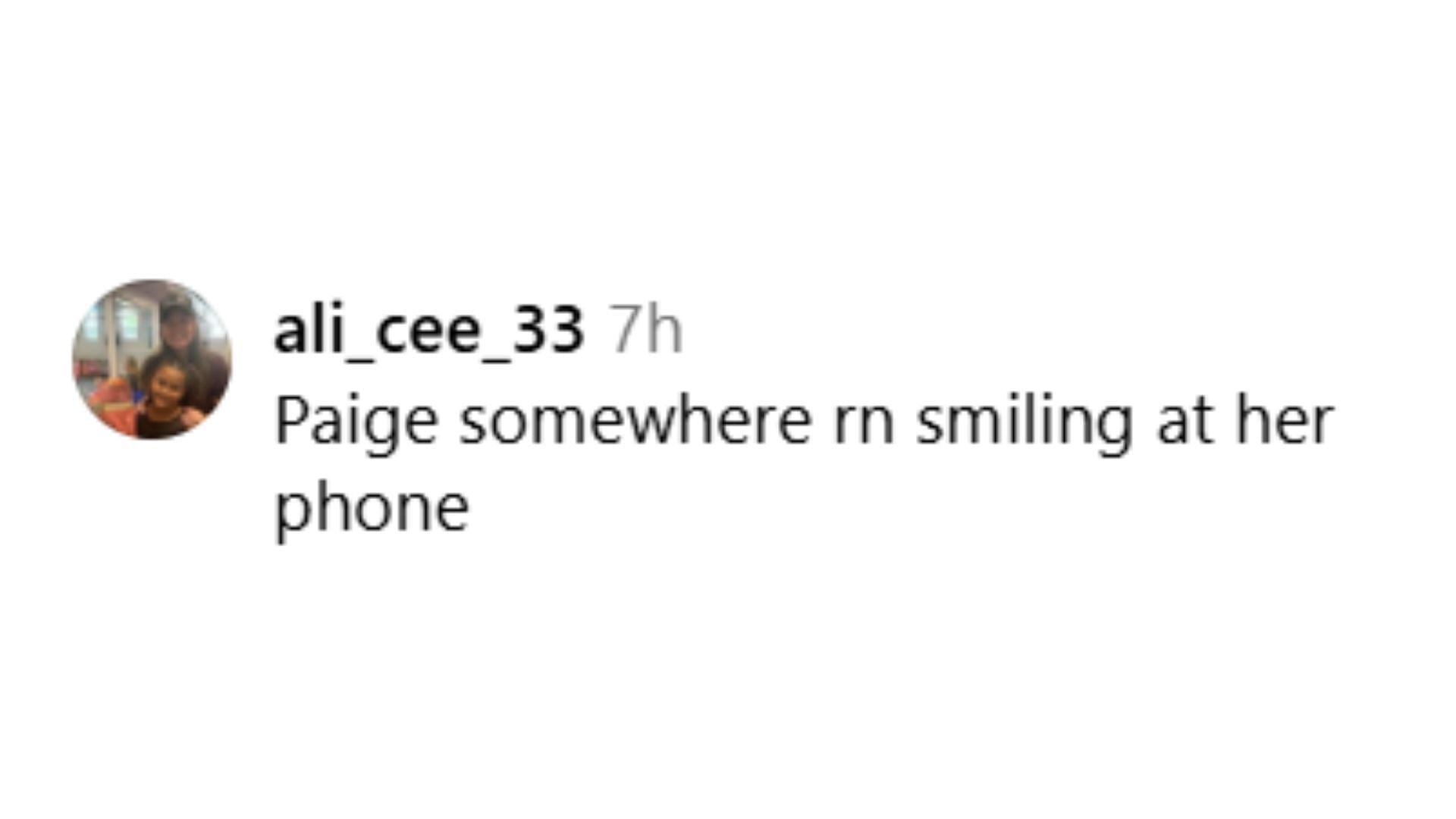 Top reaction on Azzi Fudd&#039;s video (Image Source: @unrivaledbasketball/Instagram)