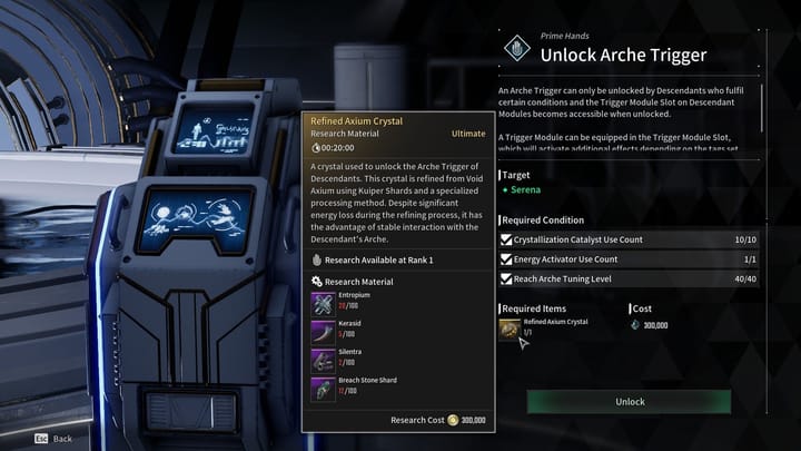 Trigger Modules in The First Descendant patch 1.3 explained