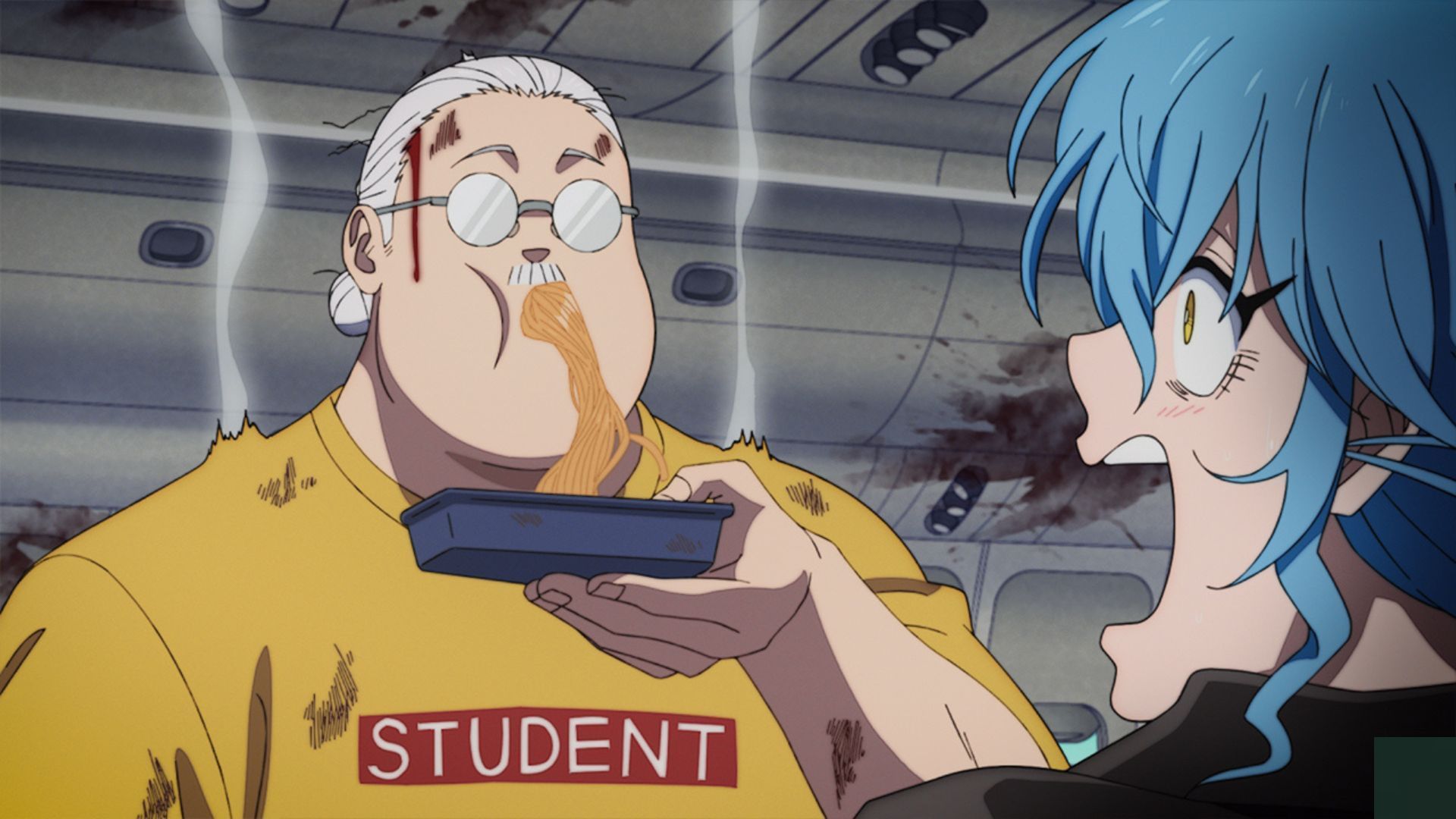 Sakamoto and Akira as seen in Sakamoto Days anime (Image via TMS Entertainment)