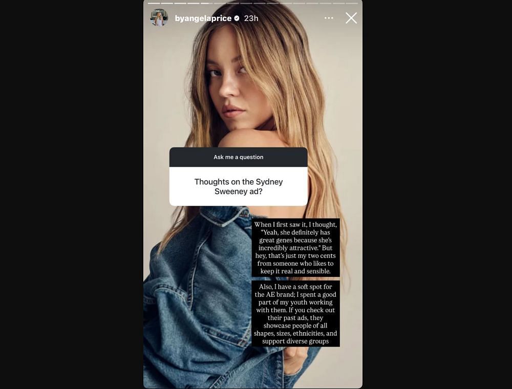 Carey Price&#039;s wife&#039;s IG Story (Image Credits: IG @byangelaprice)