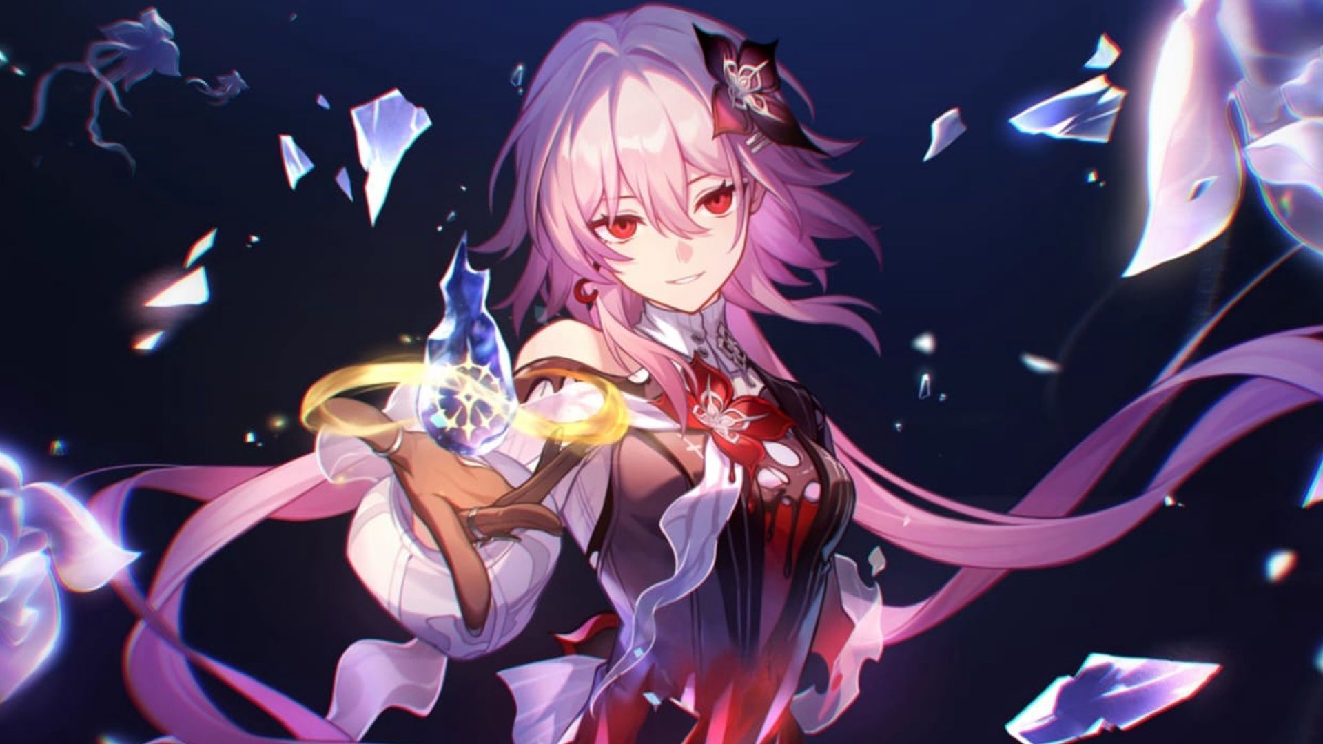 Evernight hands us the Coreflame of Deliverance (Image via HoYoverse)