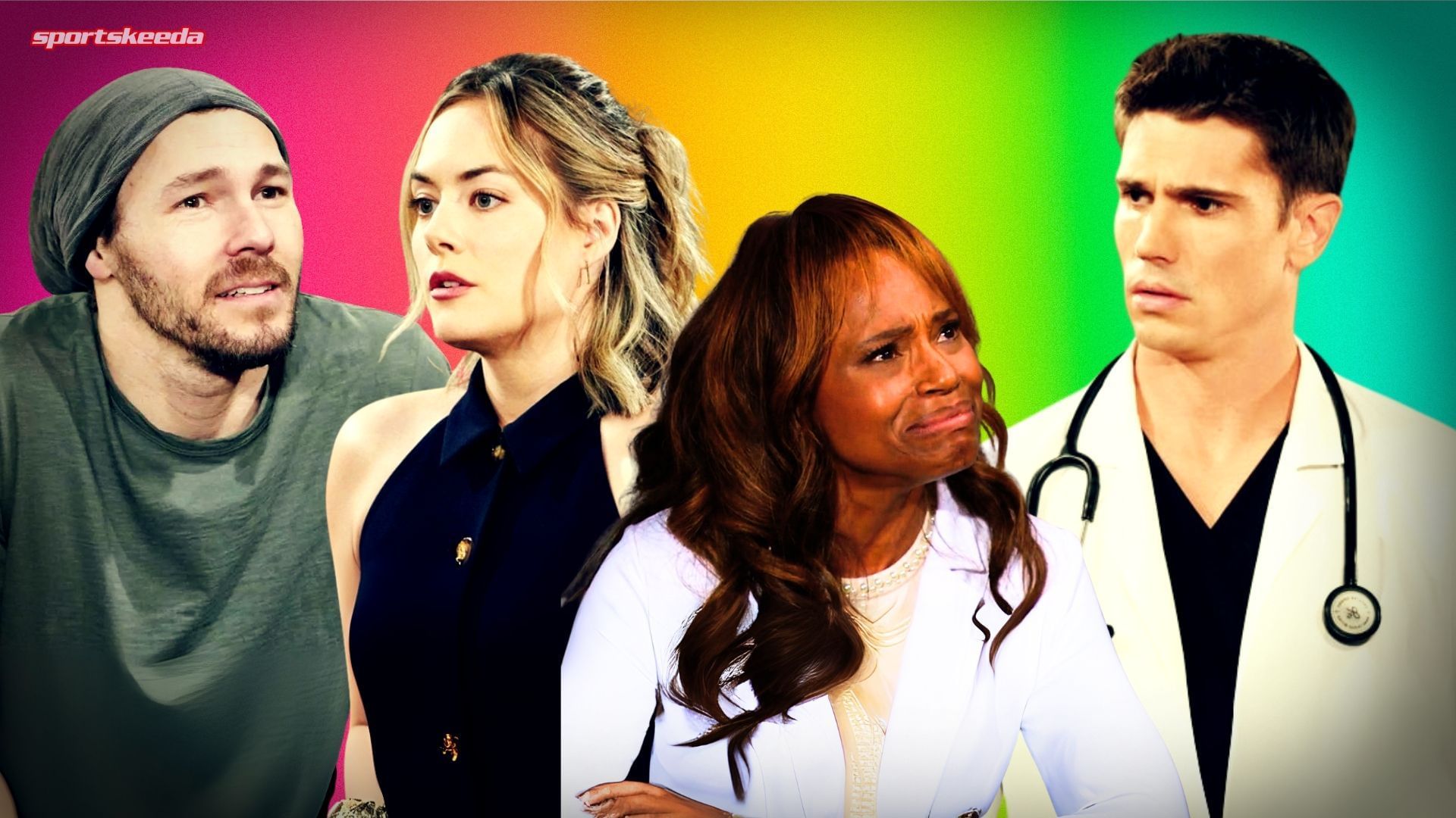 Dr. Grace, Dr. Finn, Hope &amp; Liam (Custom cover edited by Sportskeeda, Original Image  [CBS Network])