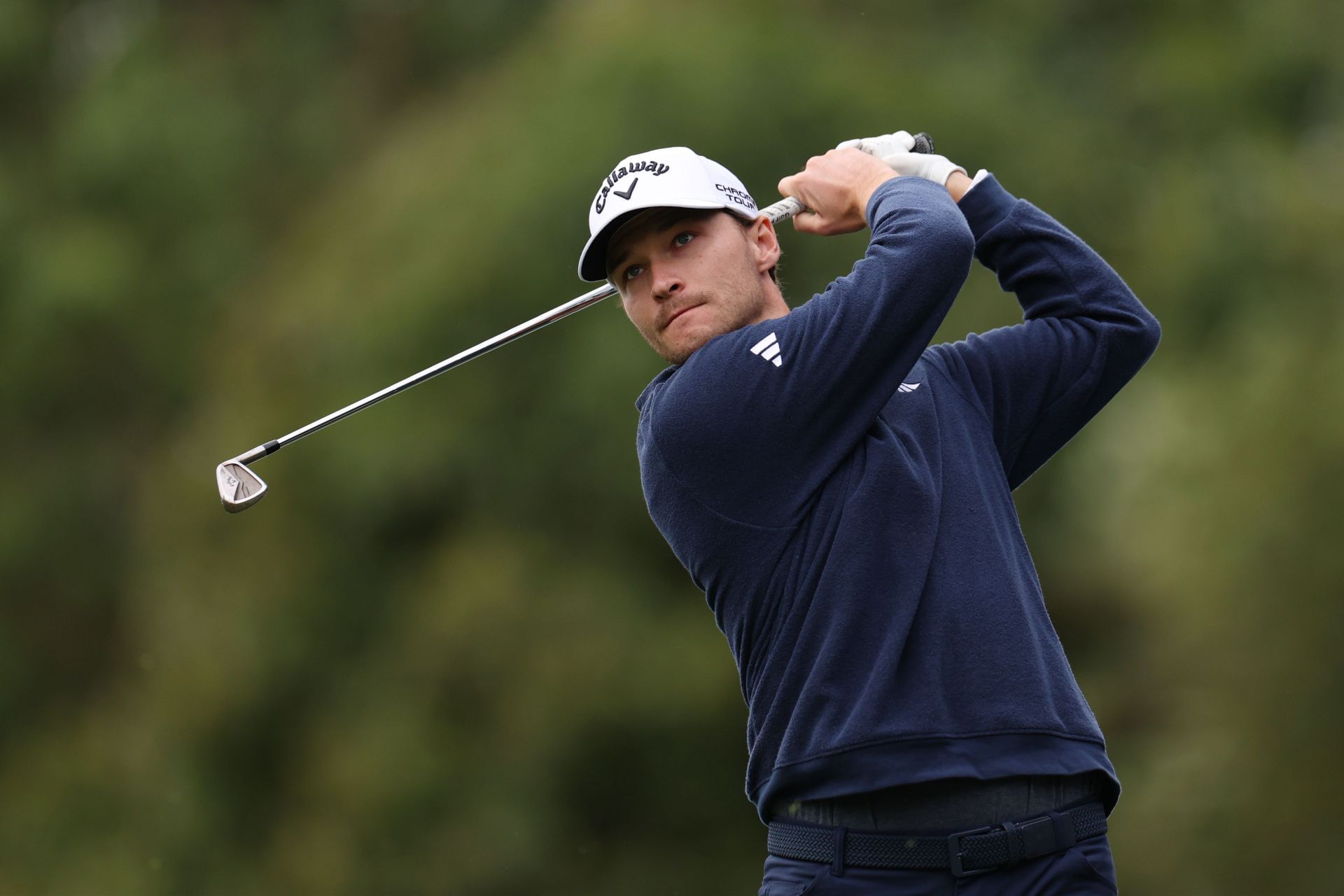 Rasmus H&oslash;jgaard at the Betfred British Masters Hosted By Sir Nick Faldo 2025 - Source: Getty