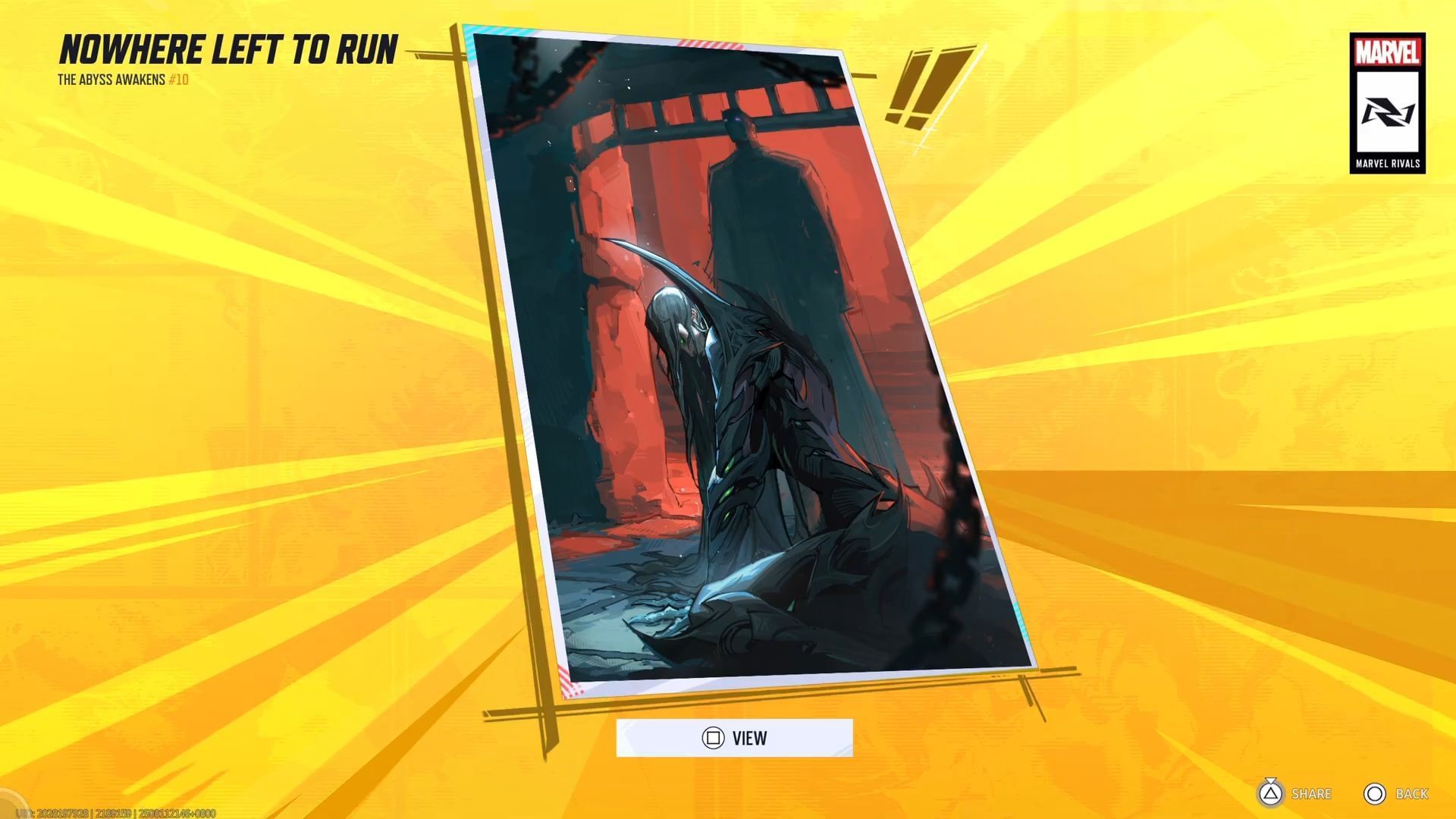 Nowhere Left to Run gallery card in Marvel Rivals (Image via NetEase Games//Sportskeeda Gaming)