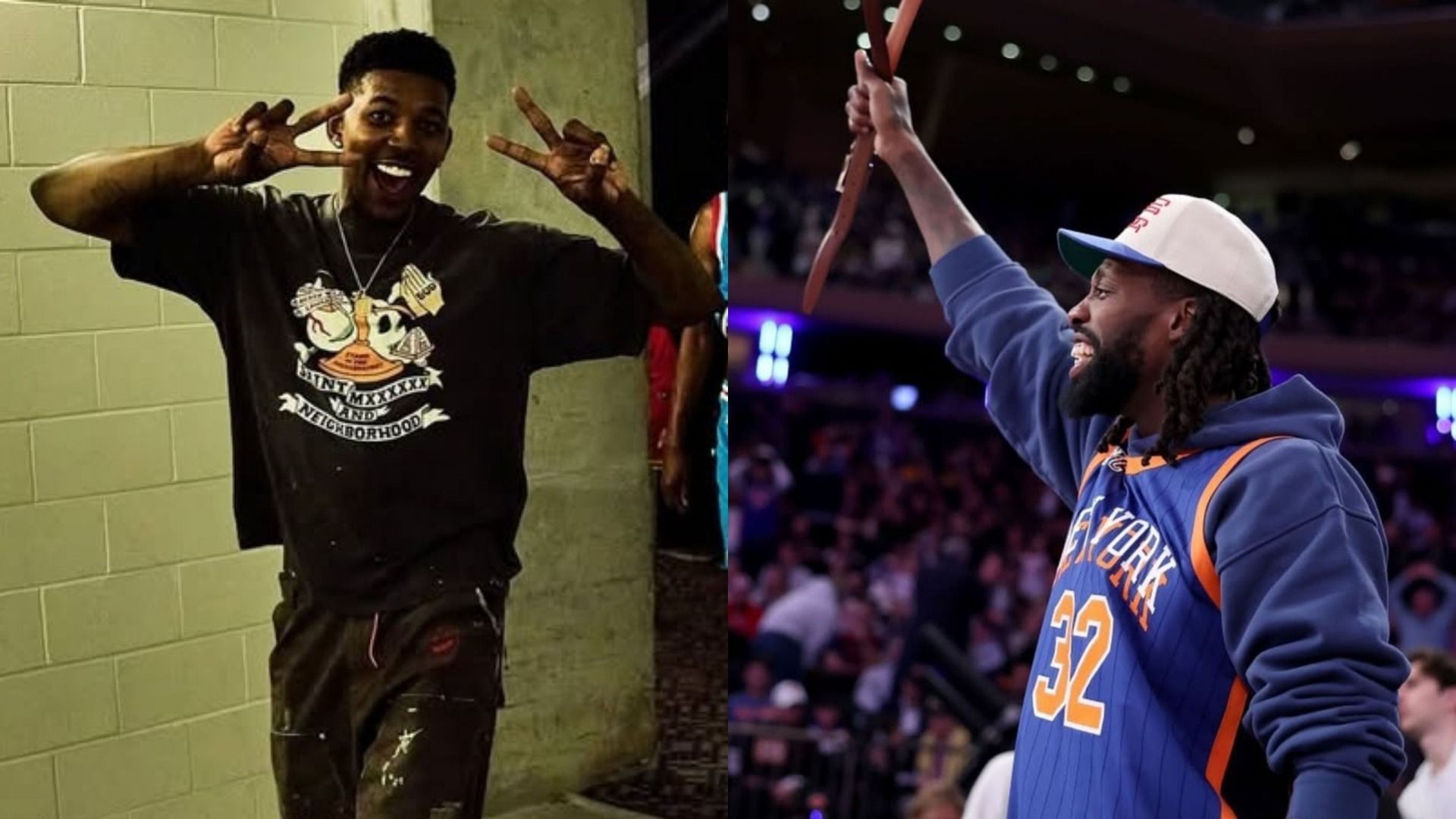 An image of Nick Young and Patrick Beverley