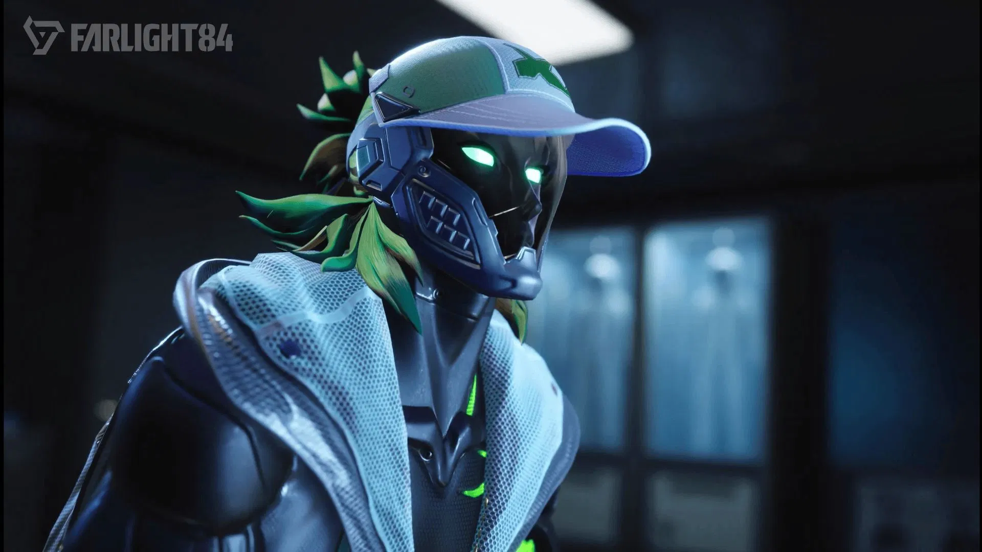 The battlefield is nothing more than a network for Freddie to hack (Image via Farlight Games)