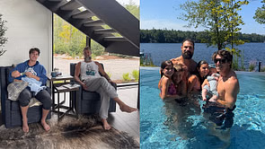 Mitch Marner links up with former Leafs Joe Thornton & Zach Bogosian during offseason, featuring downtime with family & golf with friends