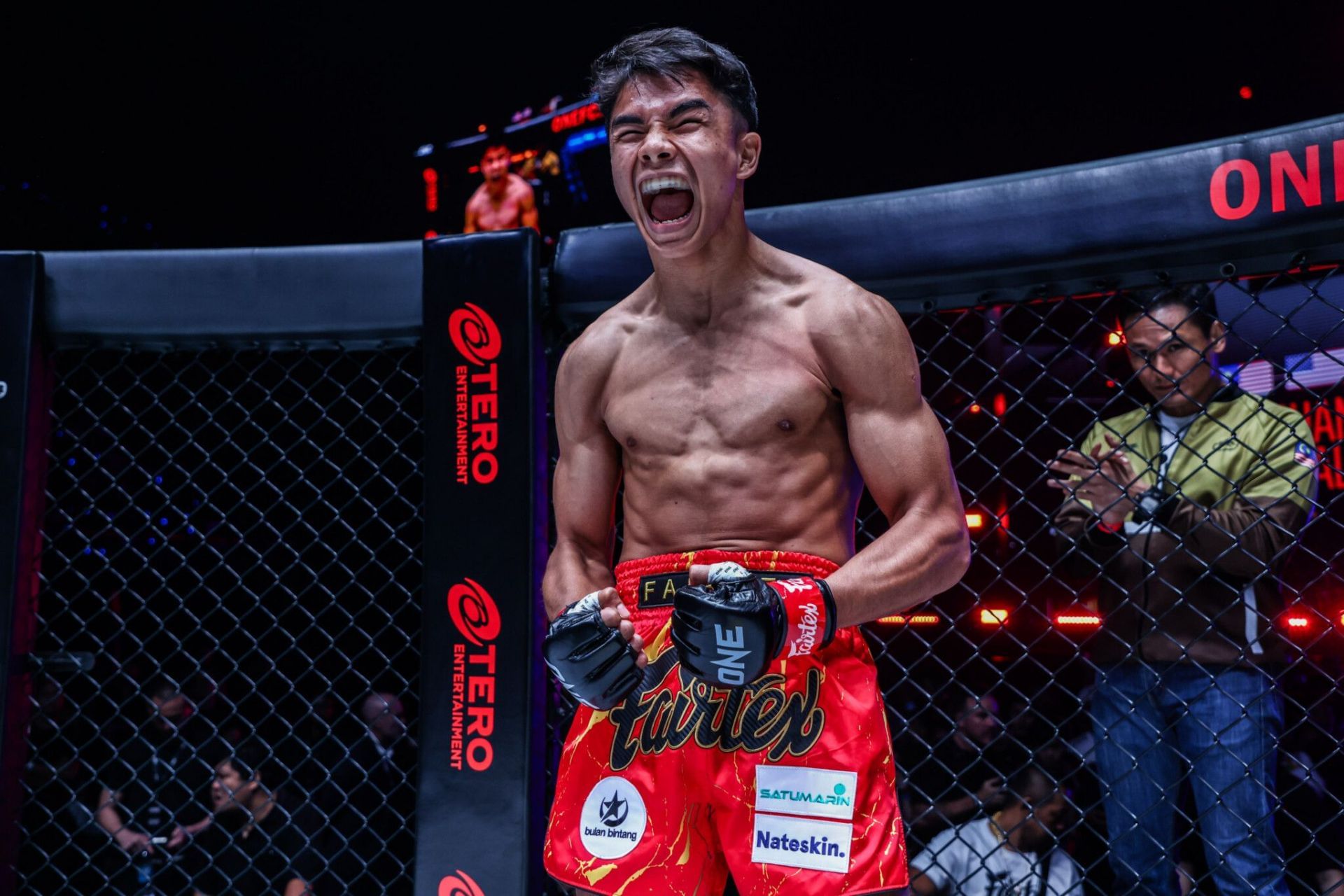 Malaysian-American striking specialist Johan Ghazali. [Image from ONE Championship]