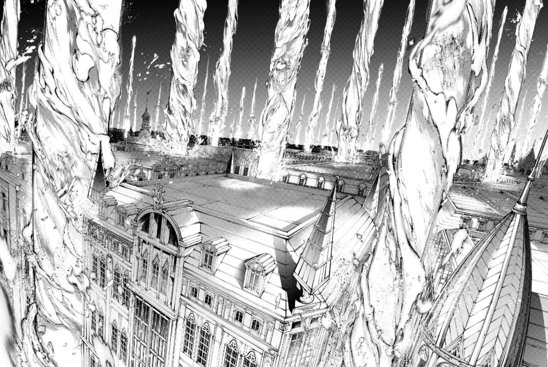 Ellenor&#039;s spell in Wistoria: Wand and Sword chapter 55 (Image via Kodansha)