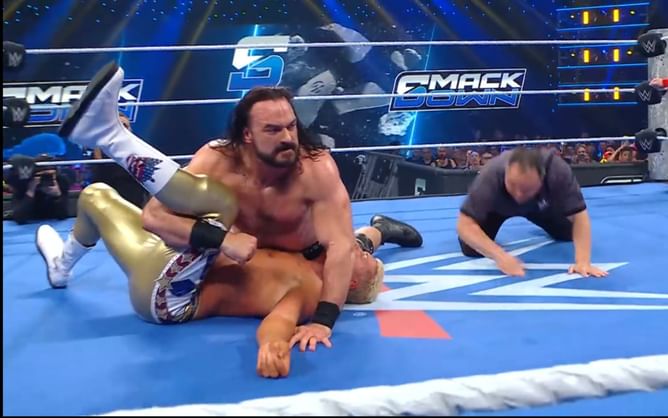 Controversial finish to the main event of SmackDown featuring John Cena, Cody Rhodes & Drew McIntyre