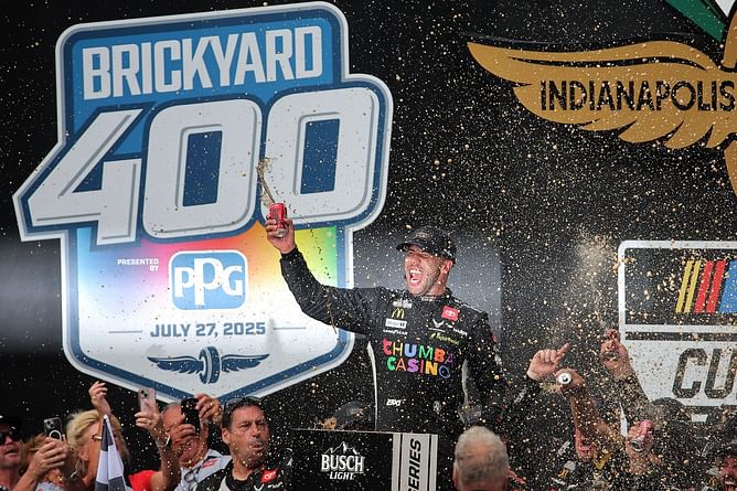 "That made me stop after two beers": Michael Jordan’s NASCAR star Bubba Wallace explains why he cut short his breakthrough Indy win party