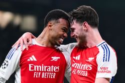 Declan Rice sends message to Arsenal teammate Gabriel Magalhaes after his inclusion in PFA Team of the Year