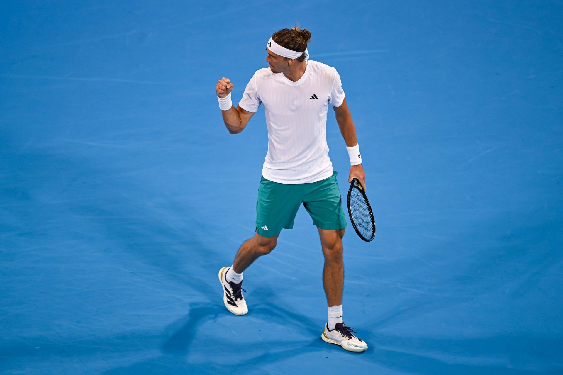 In Picture: Zverev in action (Getty)