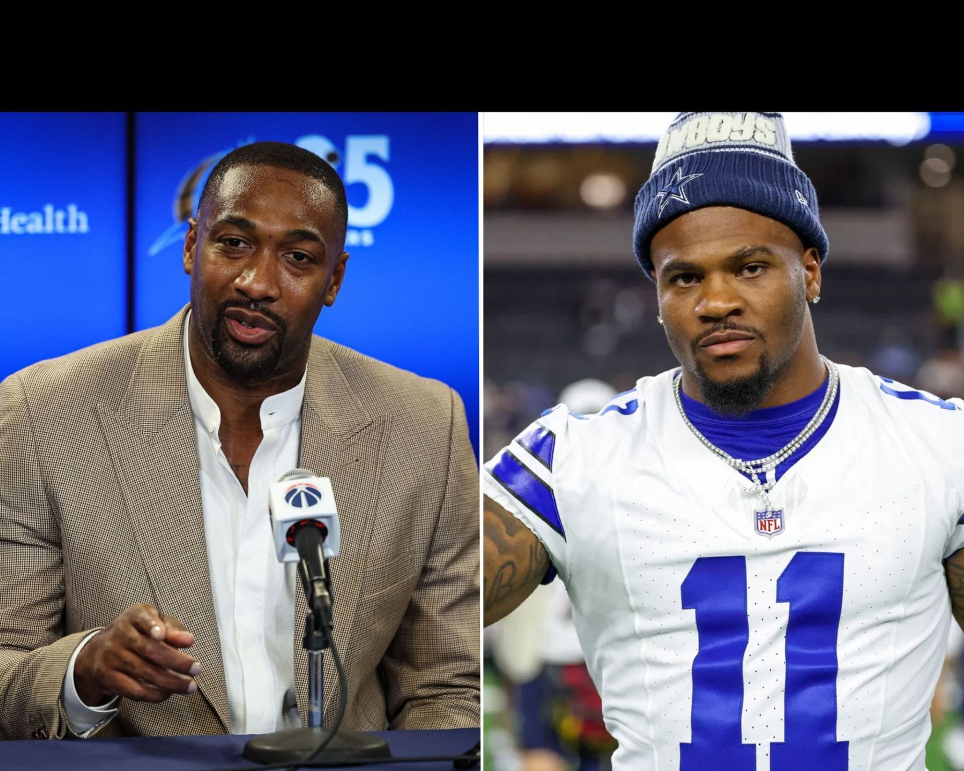 Gilbert Arenas reacts to Micah Parsons