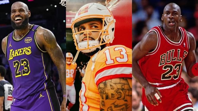 LeBron James stands tall over Michael Jordan as Buccaneers star settles GOAT debate with a surprising twist