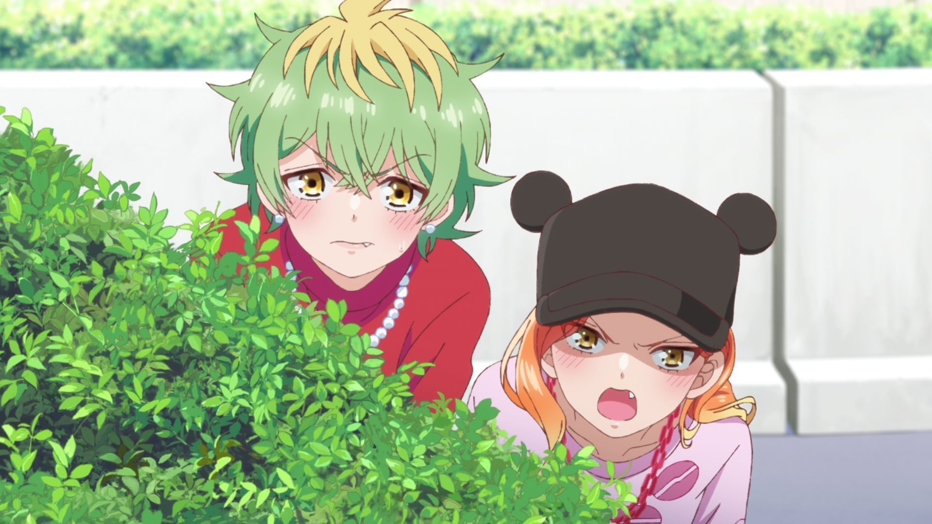 Miwa and Niko as seen in Dealing with Mikadono Sisters Is a Breeze (Image via P.A. Works)