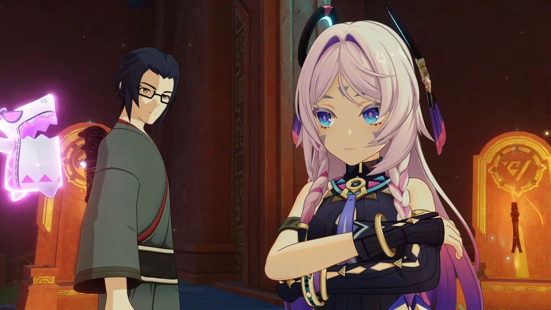 Citlali questions Enjou&#039;s objectives (Image via HoYoverse)