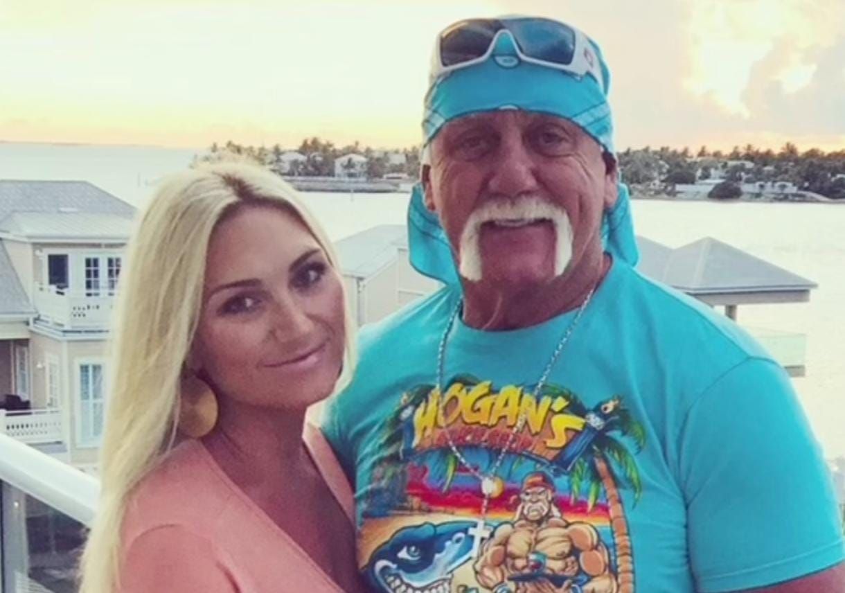 Hulk Hogan with his daughter. [Image credits: Brooke Hogan
