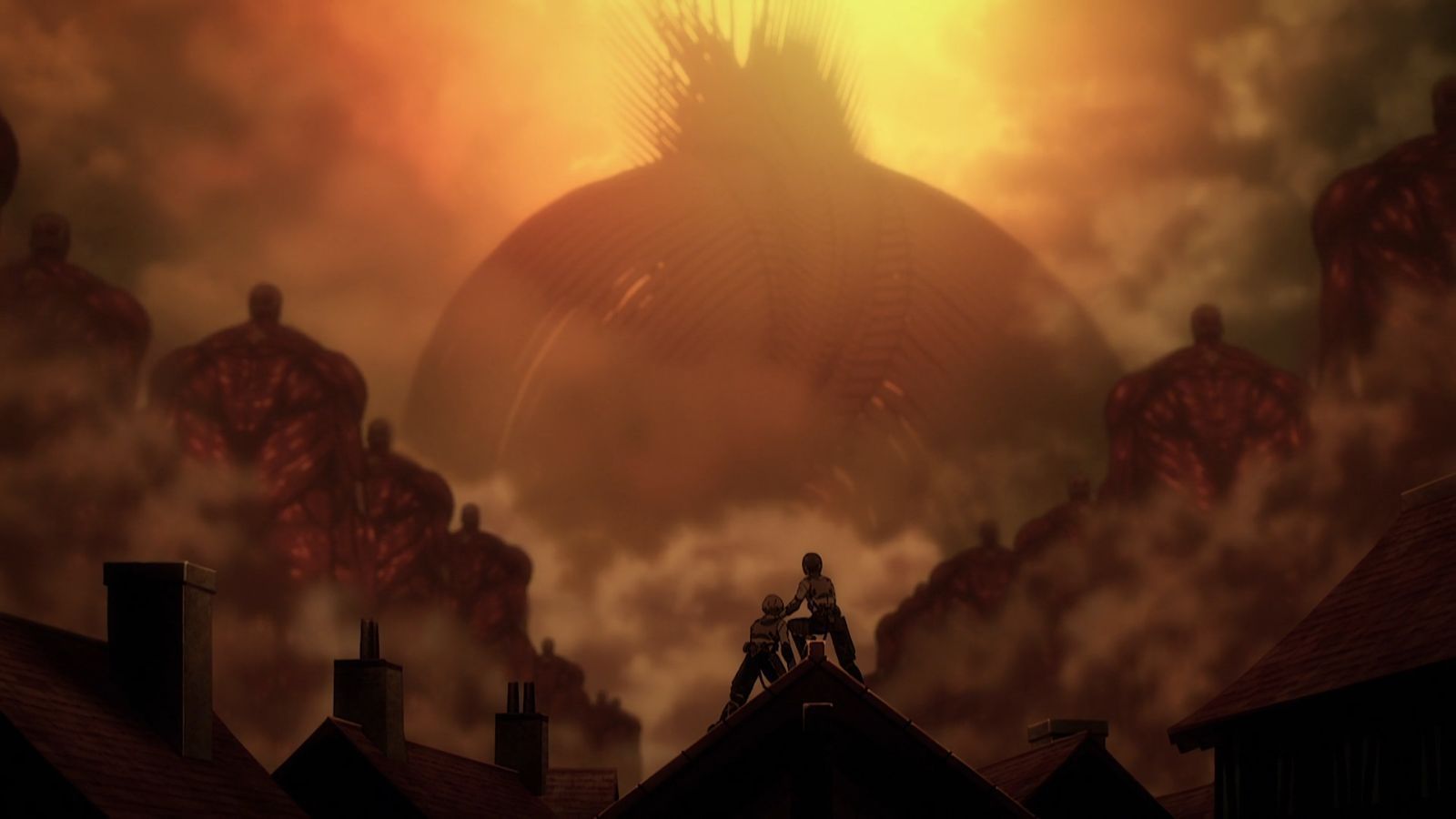 Rumbling as shown in anime 
