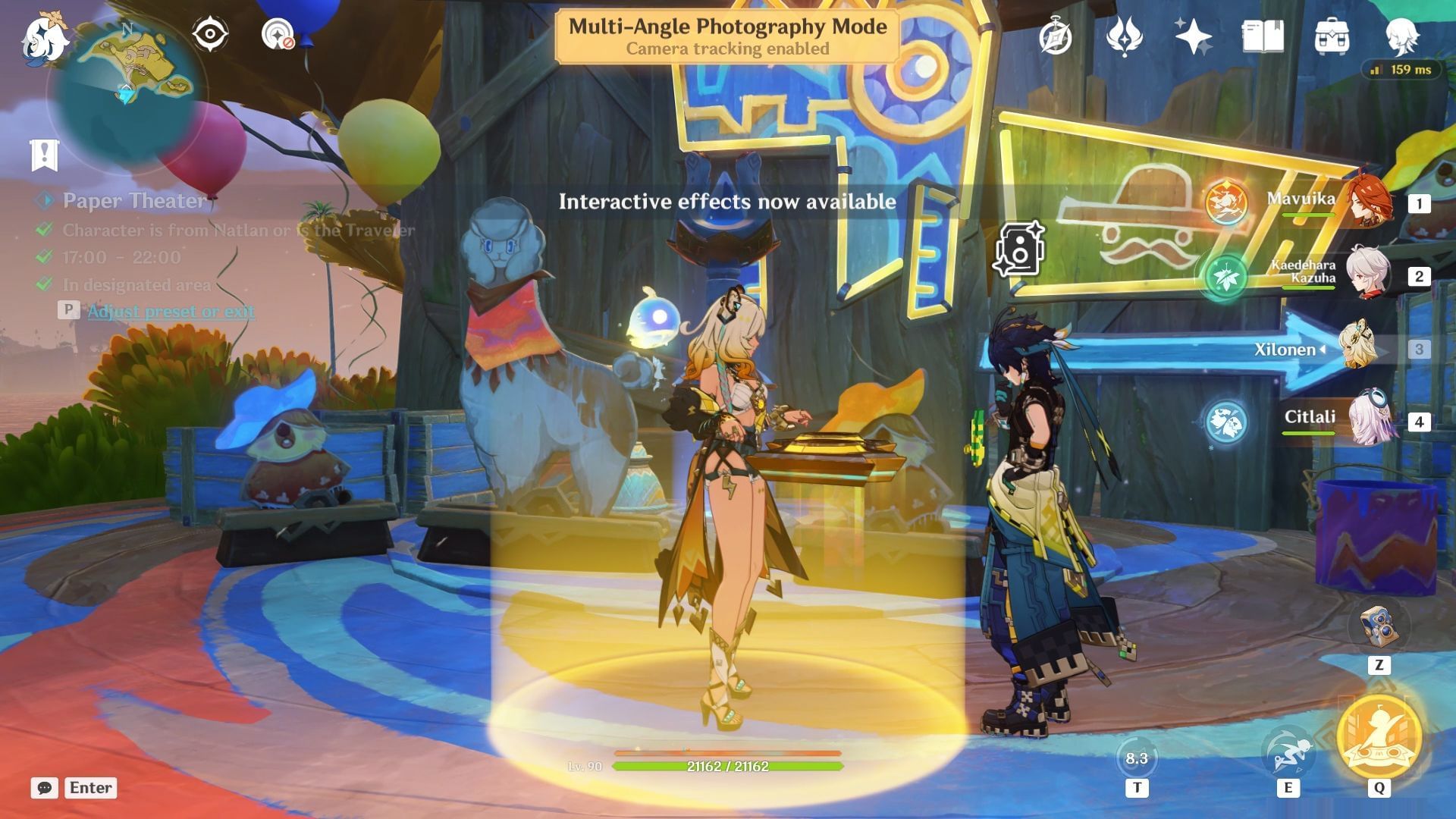 Use a Natlan character for the photo (Image via HoYoverse)
