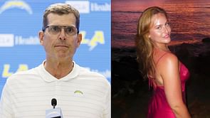 Jim Harbaugh's daughter Grace poses in swimsuit during her "revival" at Lake Tahoe