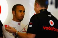 Lewis Hamilton with Martin Whitmarsh at the 2011 Abu Dhabi Grand Prix - Source: Getty