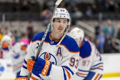 PIC: Oilers' Ryan Nugent-Hopkins & his wife Bre's "quick trip" to France for Leon Draisaitl's wedding