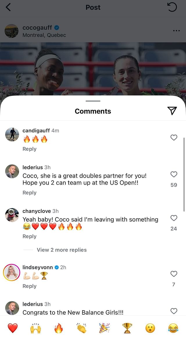 Comments section
