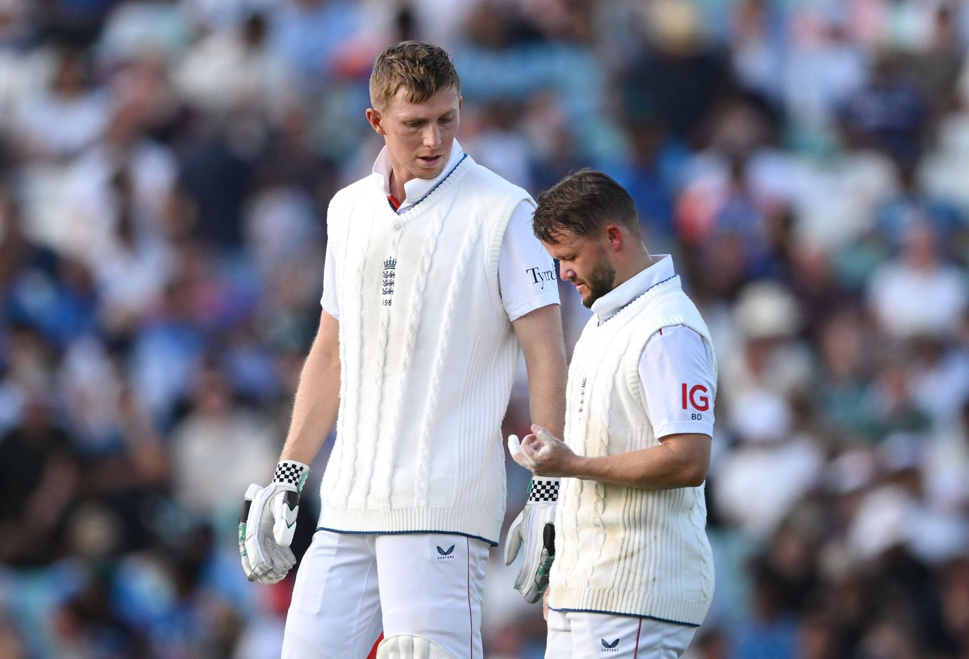 Ben Duckett and Zak Crawley stitched a 50-run opening stand. (Credits: Getty)
