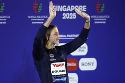 After finishing as most successful U.S. swimmer at Worlds 2025 Kate Douglass enjoys Hawaii getaway