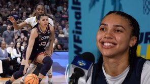 “Babies, basketball and the cabin”: UConn’s Azzi Fudd enjoys offseason as she watches GF Paige Bueckers’ WNBA game in blue beachy outfit