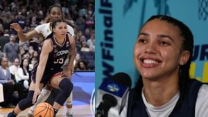 “Babies, basketball and the cabin”: UConn’s Azzi Fudd enjoys off-season as she watches GF Paige Bueckers’ WNBA game in blue beachy outfit