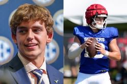 "Arch Manning has barely touched the field in college" "Where’s John Mateer?": CFB fans rip latest Heisman odds after surprising shake-up
