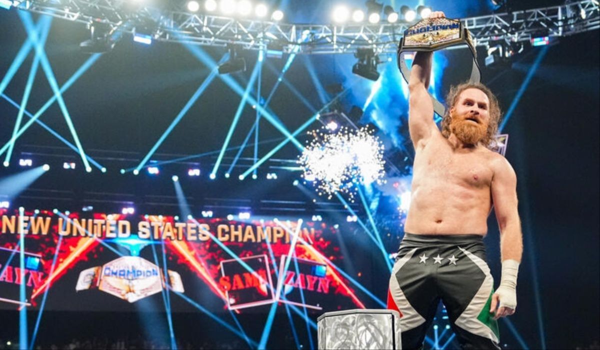 Sami Zayn is the new United States Champion. (Image via WWE.com)