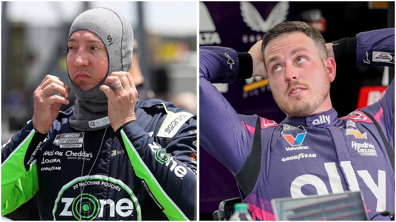 Kyle Busch and Alex Bowman