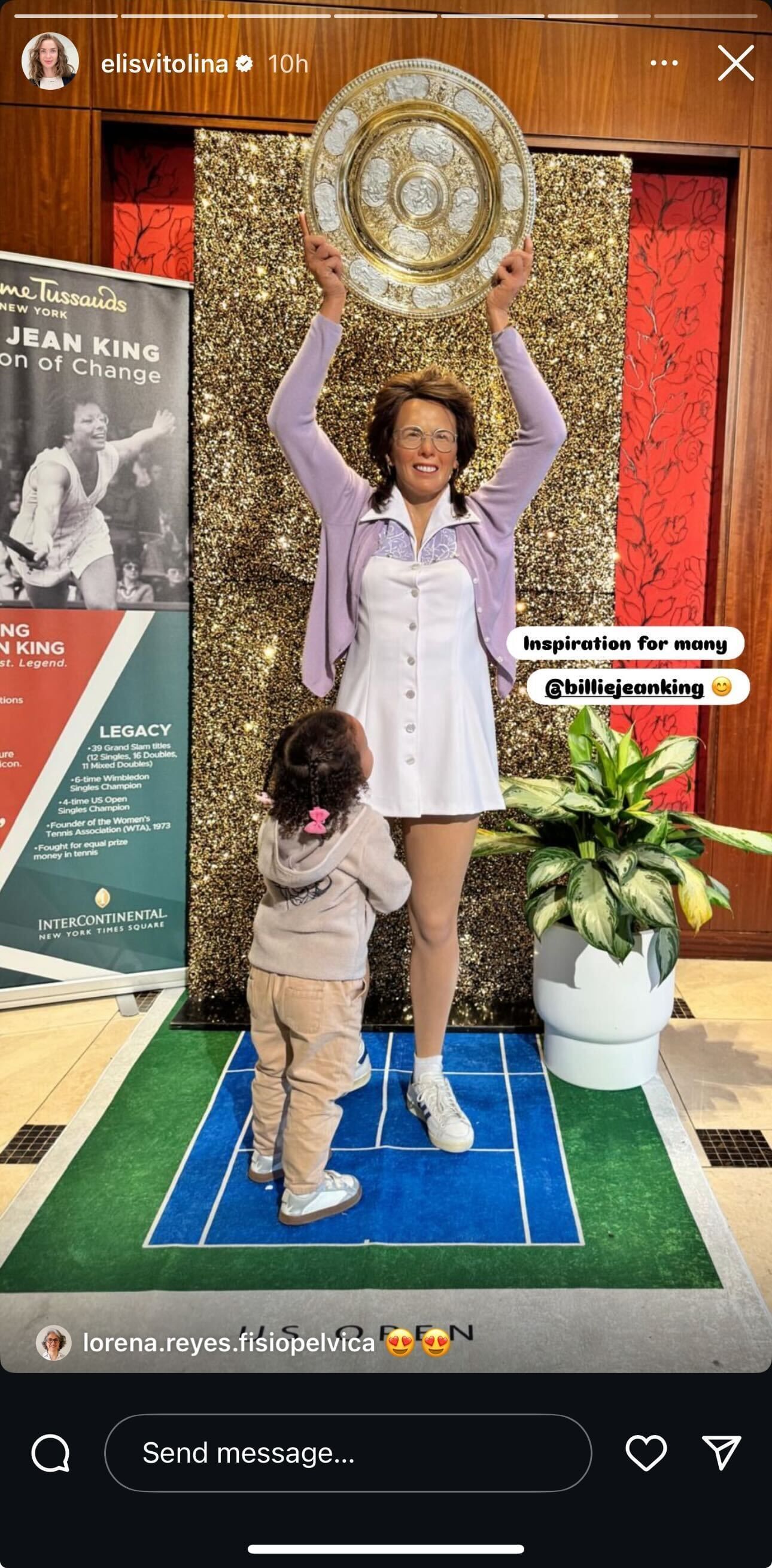 Svitolina's Instagram story