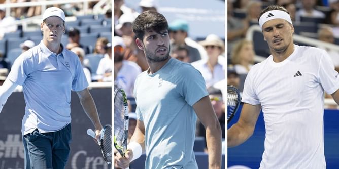 US Open 2025 men's singles seeds: Jannik Sinner at the top, followed by Carlos Alcaraz and Alexander Zverev