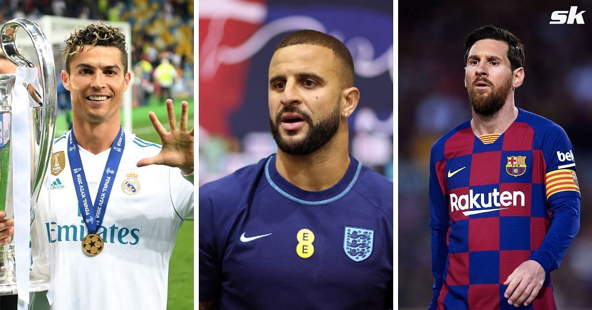 L to R: Cristiano Ronaldo, Kyle Walker, and Lionel Messi (All images sourced from Getty)