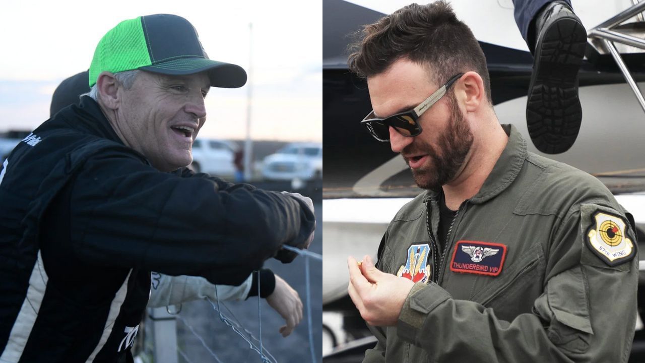 Kenny Wallace (left) and Corey LaJoie (right). Souce: IMAGN