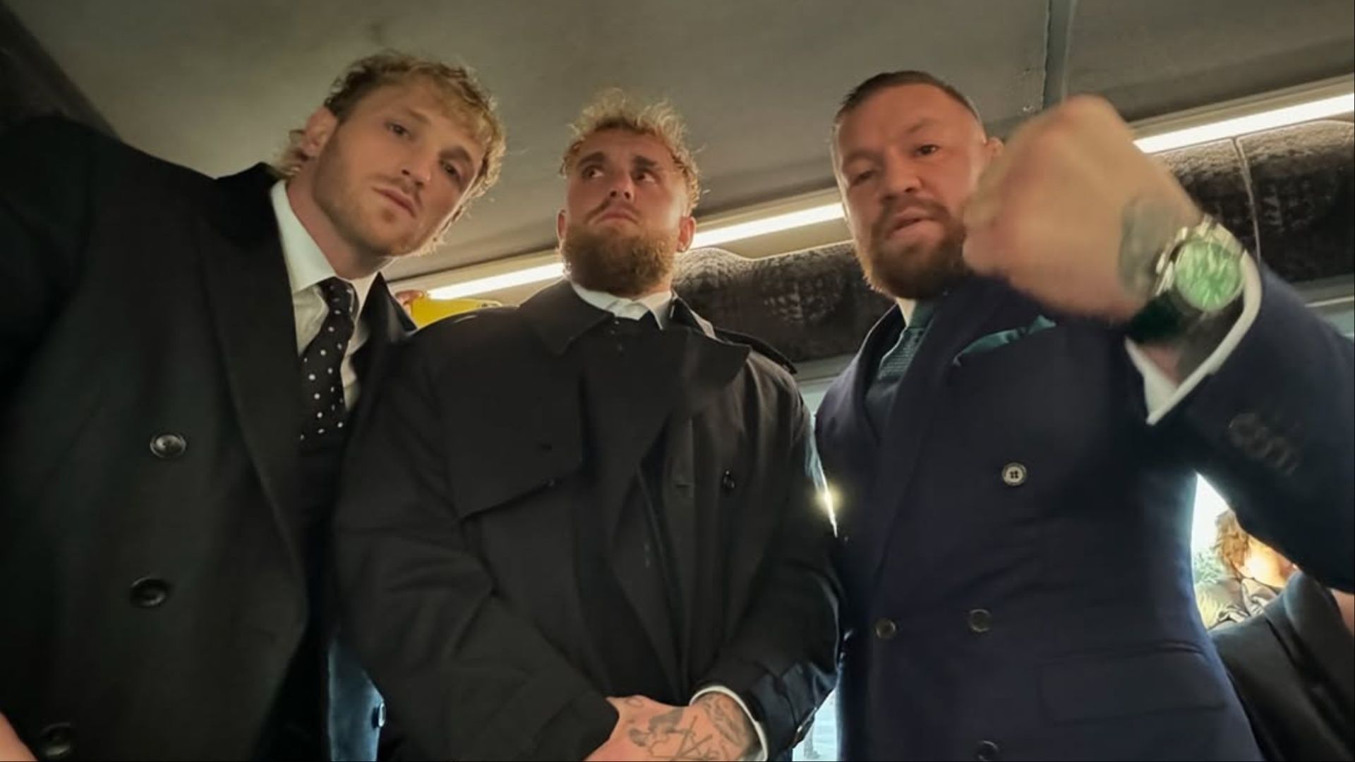 Logan Paul, Jake Paul and Conor McGregor. (Photo: @jakepaul on IG)