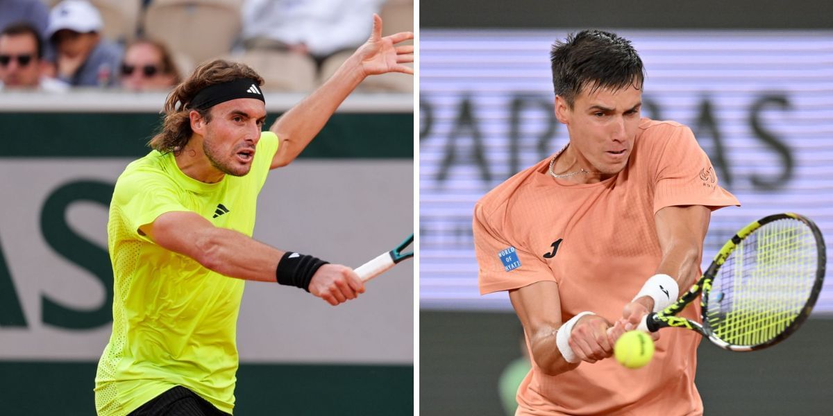 Stefanos Tsitsipas vs Fabian Marozsan - Image Source: Getty 