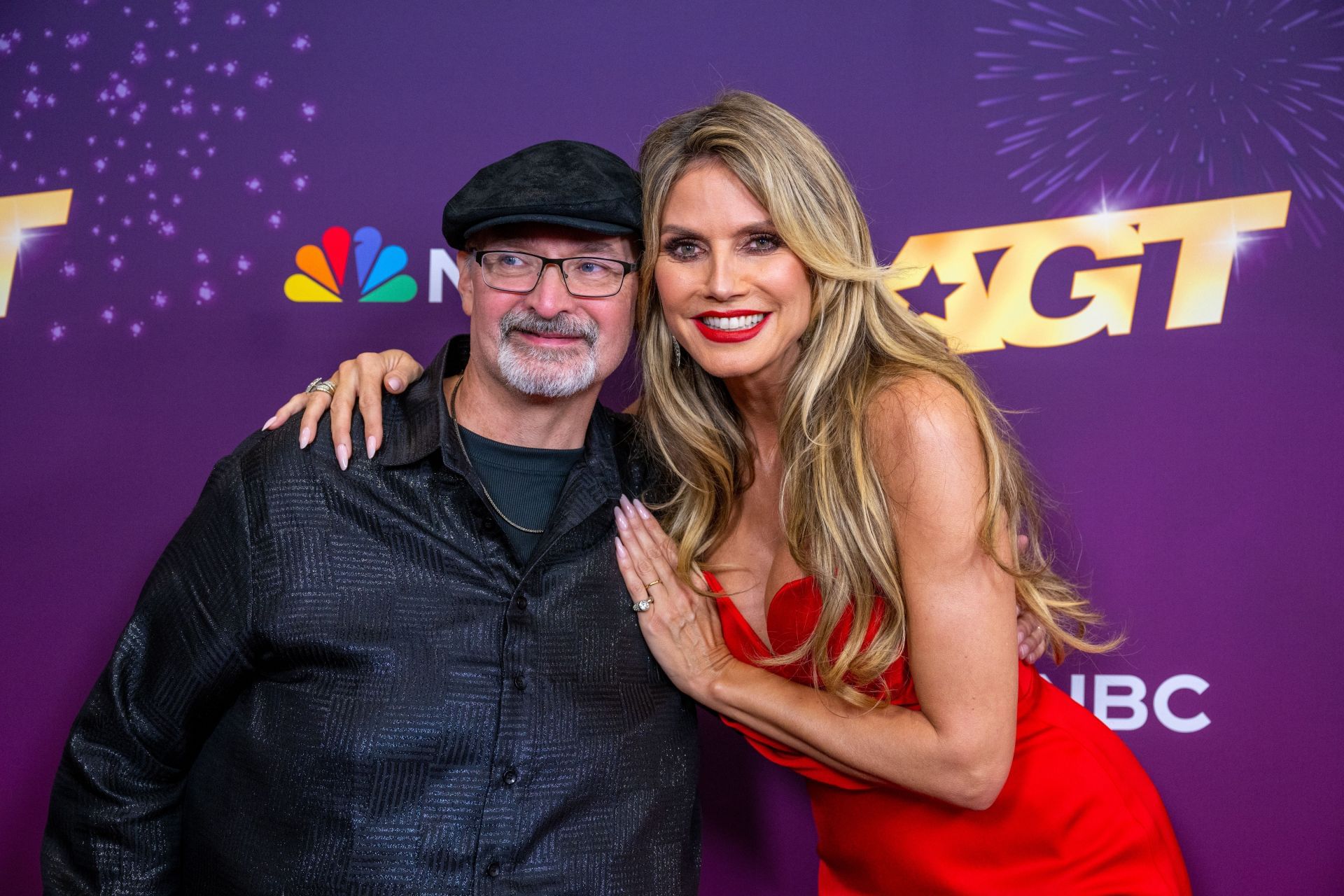 Richard Goodall with Heidi Klum (Image via Getty)