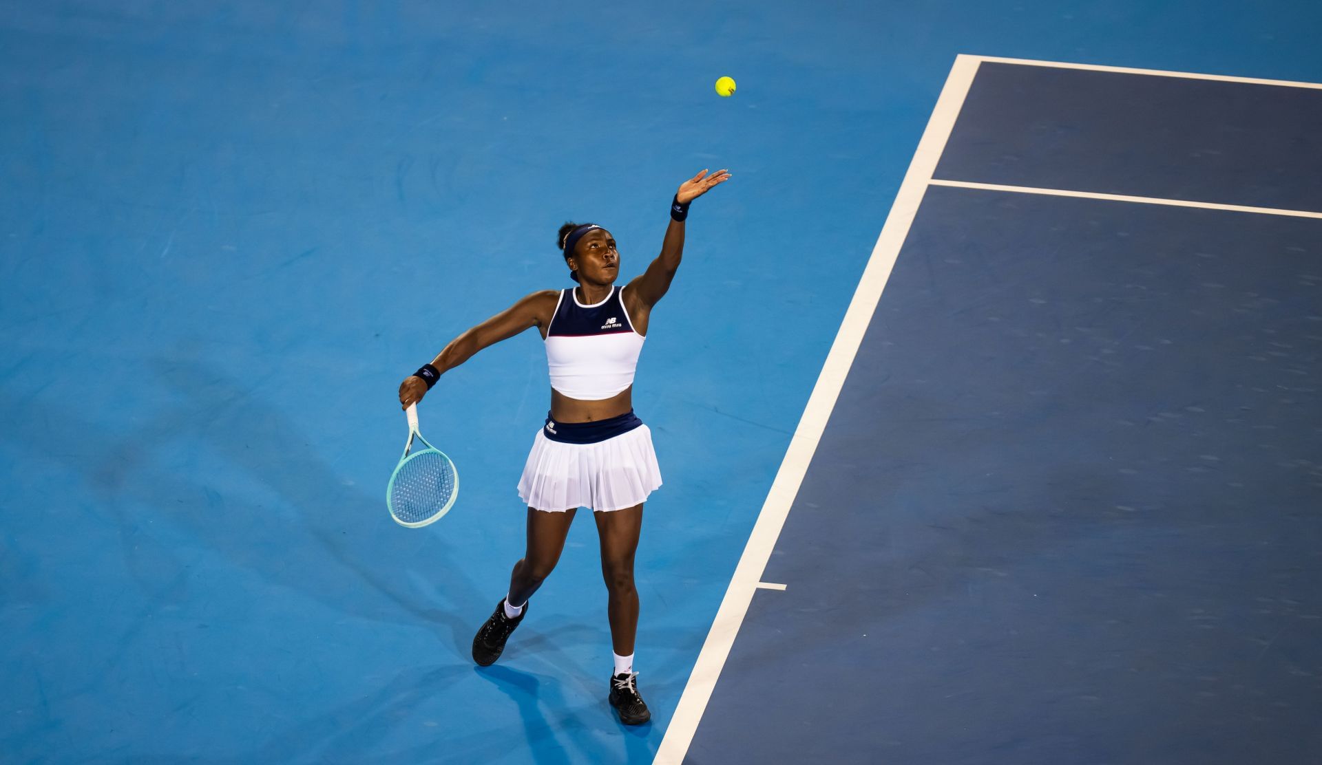 Gauff in action at the Cincinnati Open 2025 (Image Source: Getty)