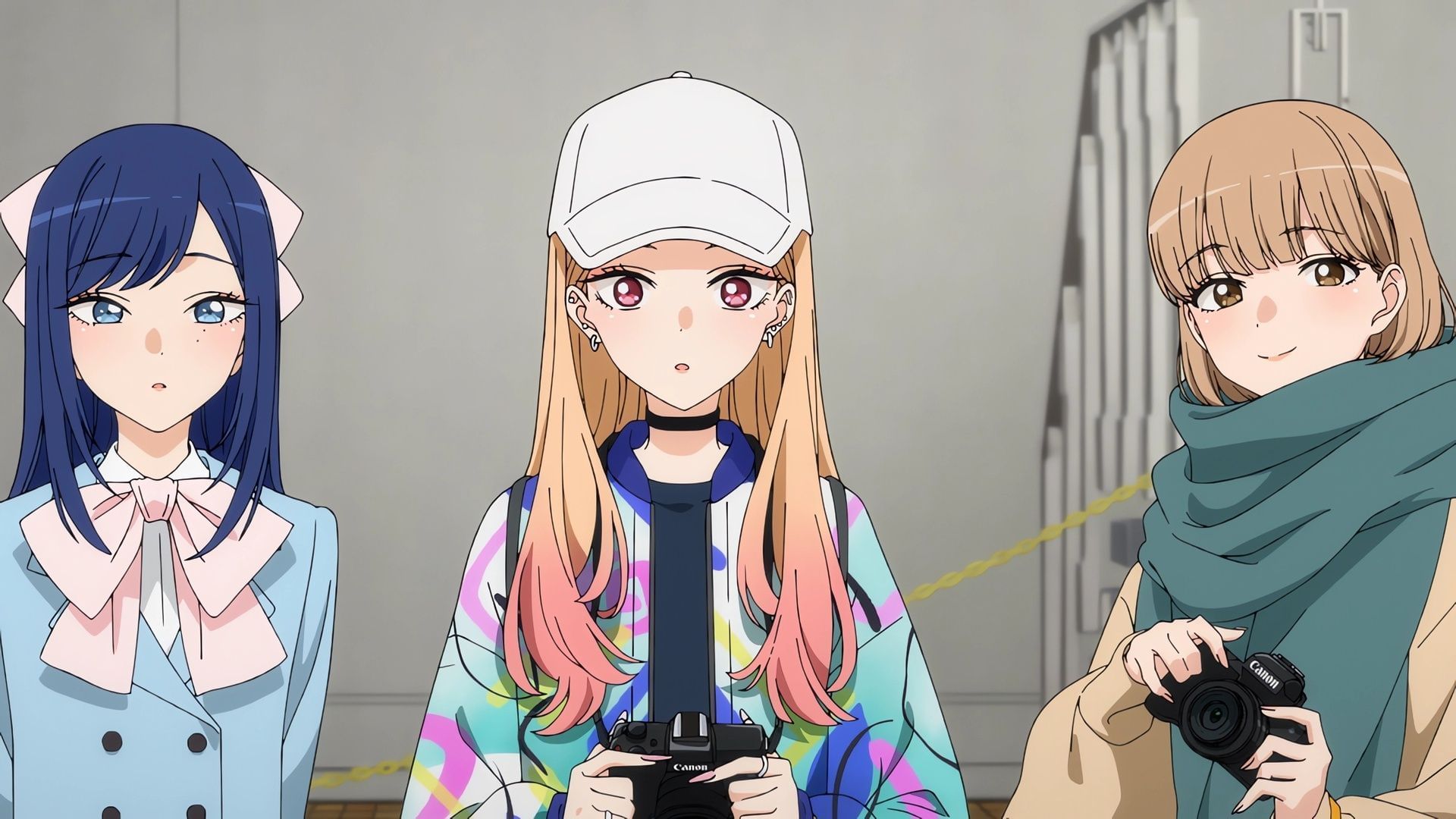 Amane, Marin and Suzuka (Image via CloverWorks)