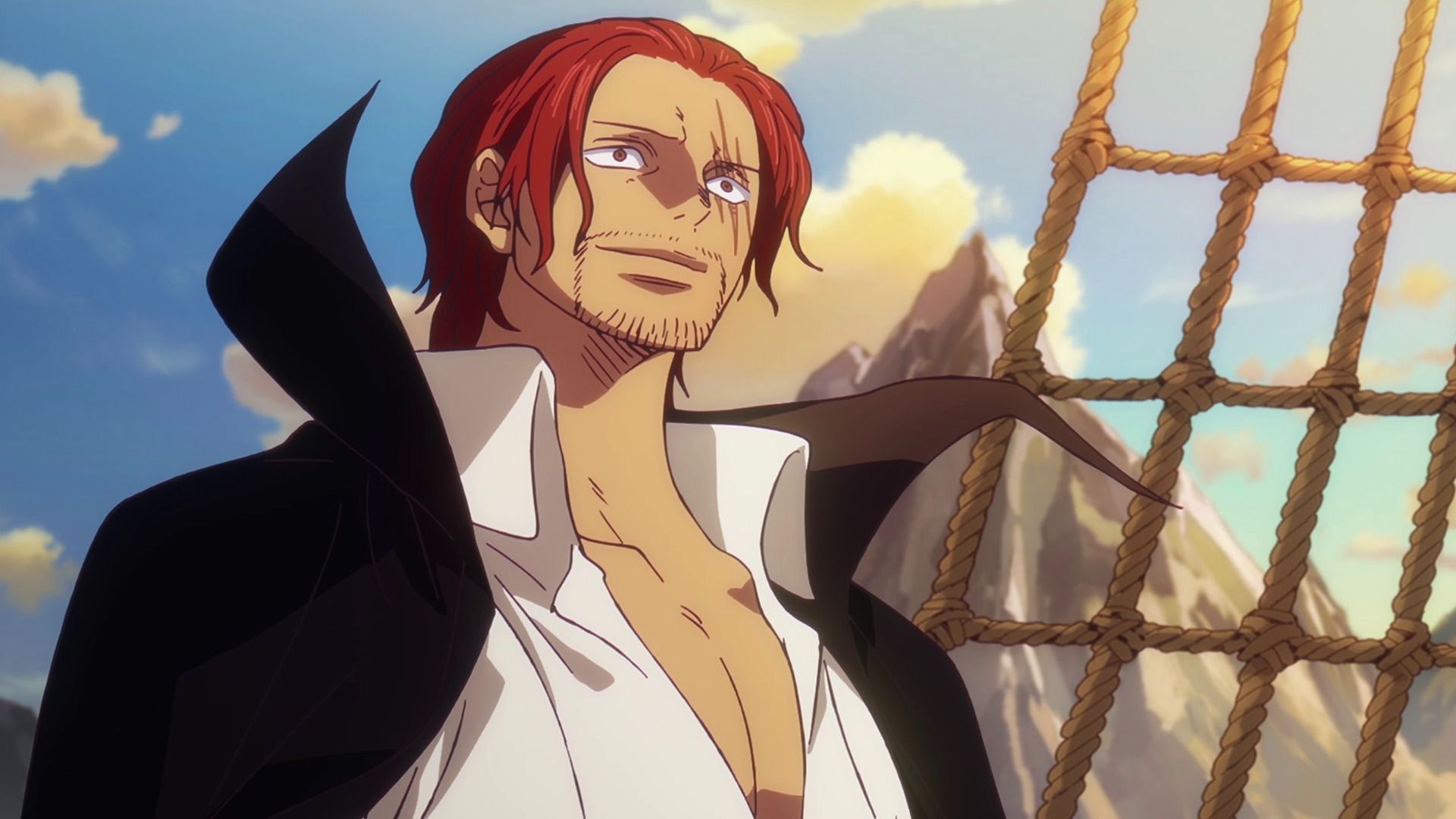 Shanks is a man of the people, unlike Mihawk in One Piece (Image via Toei Animation)